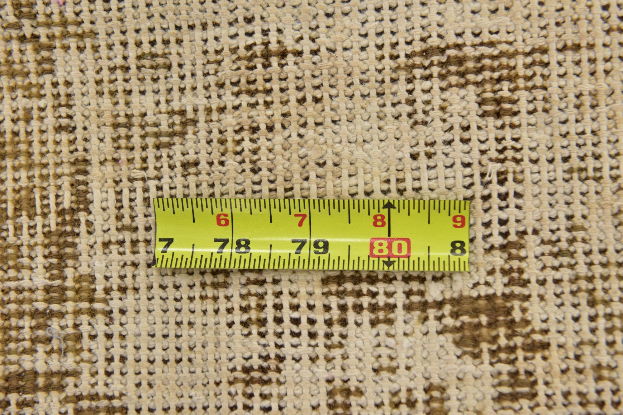 6' 4 x 8' 7 Hand Knotted Ultra Vintage Persian Wool Rug