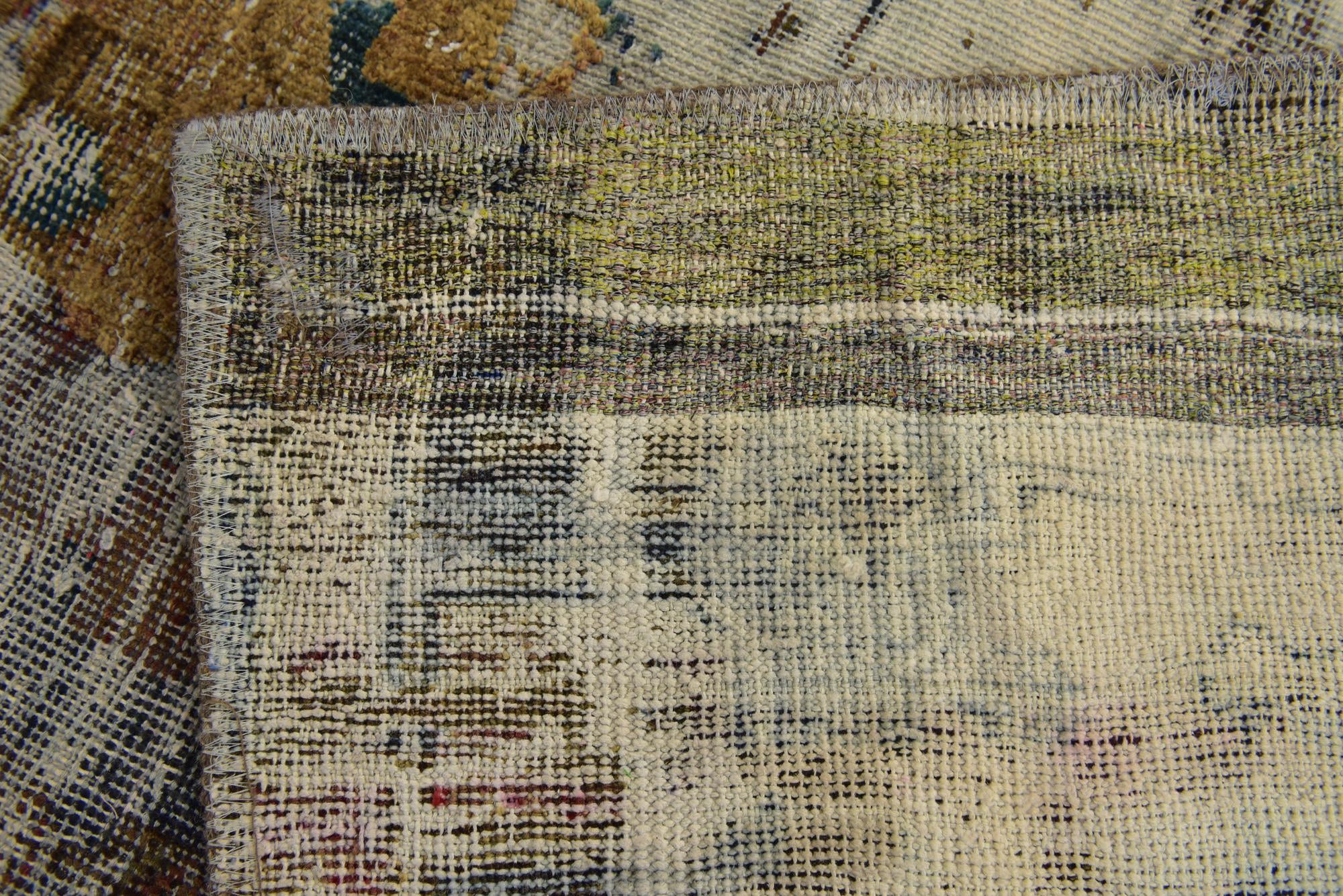 4' 3 x 6' 8 Hand Knotted Ultra Vintage Persian Wool Rug