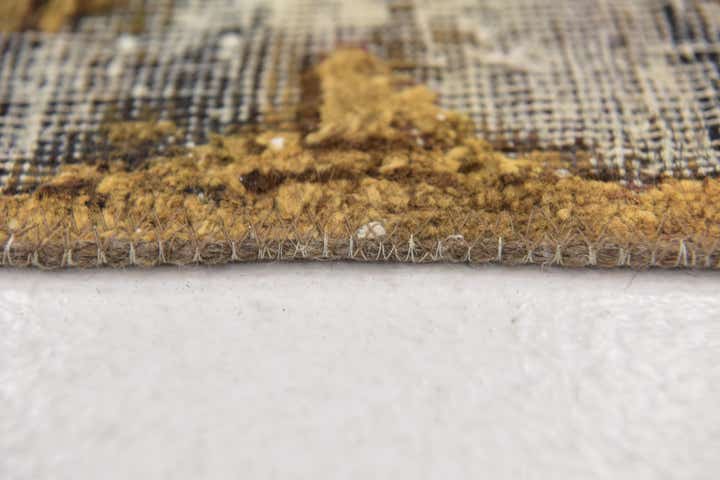 4' 3 x 6' 8 Hand Knotted Ultra Vintage Persian Wool Rug