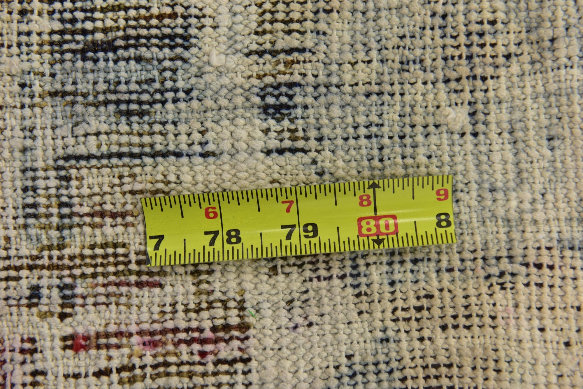 4' 3 x 6' 8 Hand Knotted Ultra Vintage Persian Wool Rug