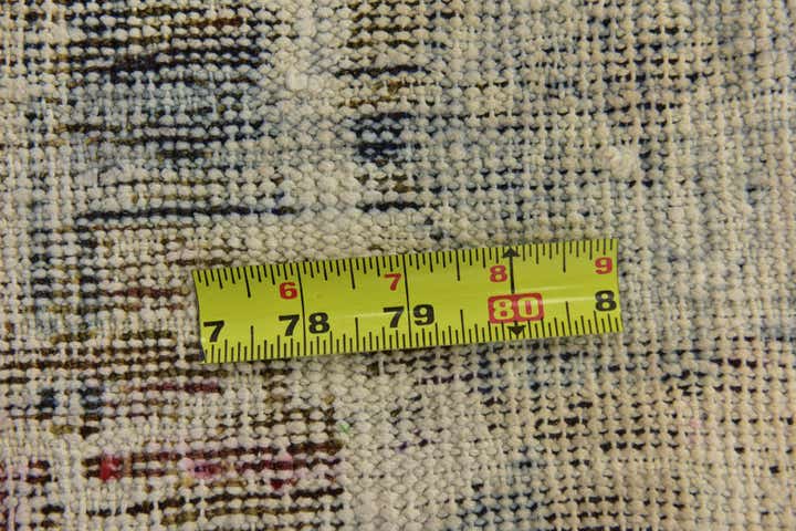 4' 3 x 6' 8 Hand Knotted Ultra Vintage Persian Wool Rug