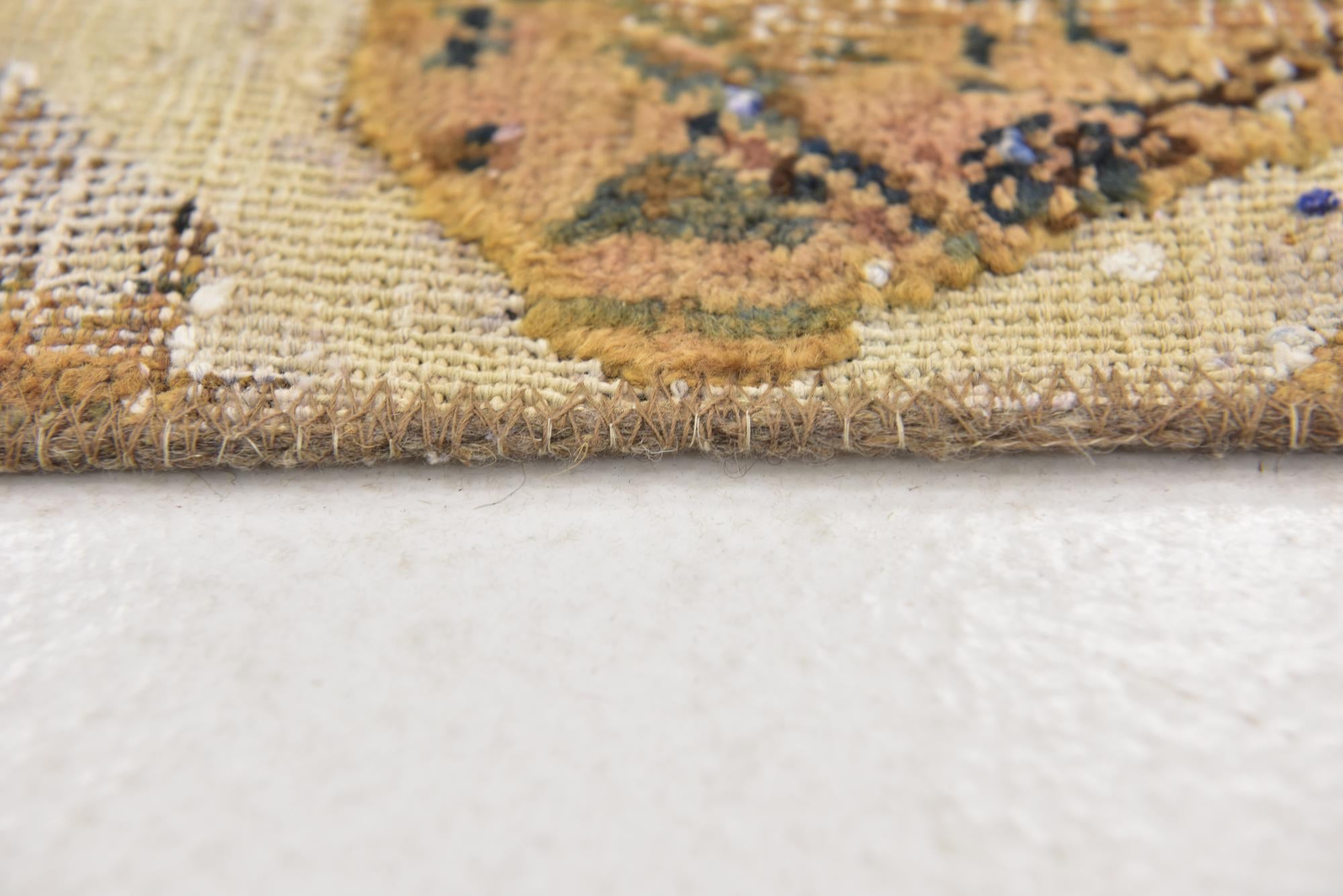 3' 6 x 5' 9 Hand Knotted Ultra Vintage Persian Wool Rug