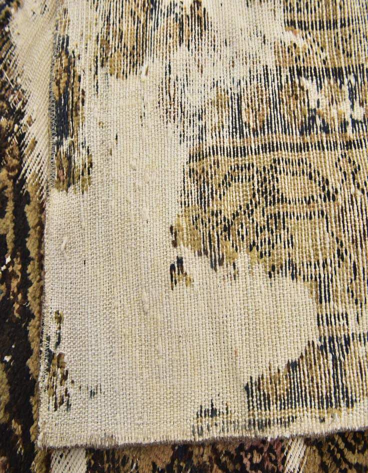 Detail image of 4' x 5' 9  Hand Knotted Ultra Vintage Persian Wool Rug