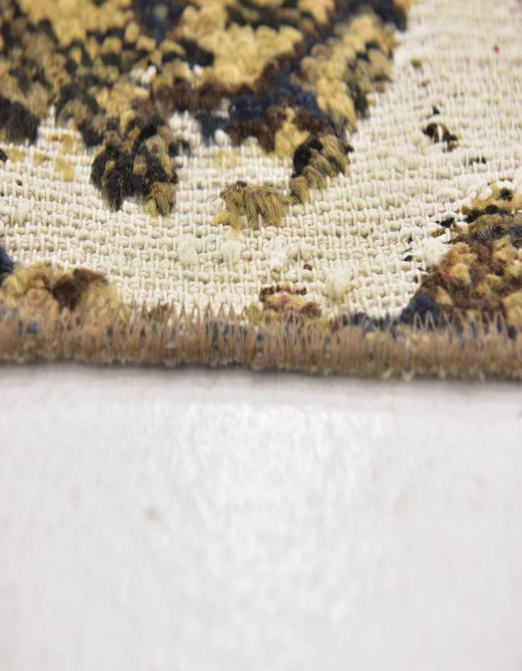 Detail image of 4' x 5' 9  Hand Knotted Ultra Vintage Persian Wool Rug