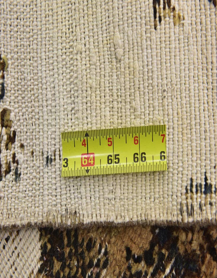 Detail image of 4' x 5' 9  Hand Knotted Ultra Vintage Persian Wool Rug