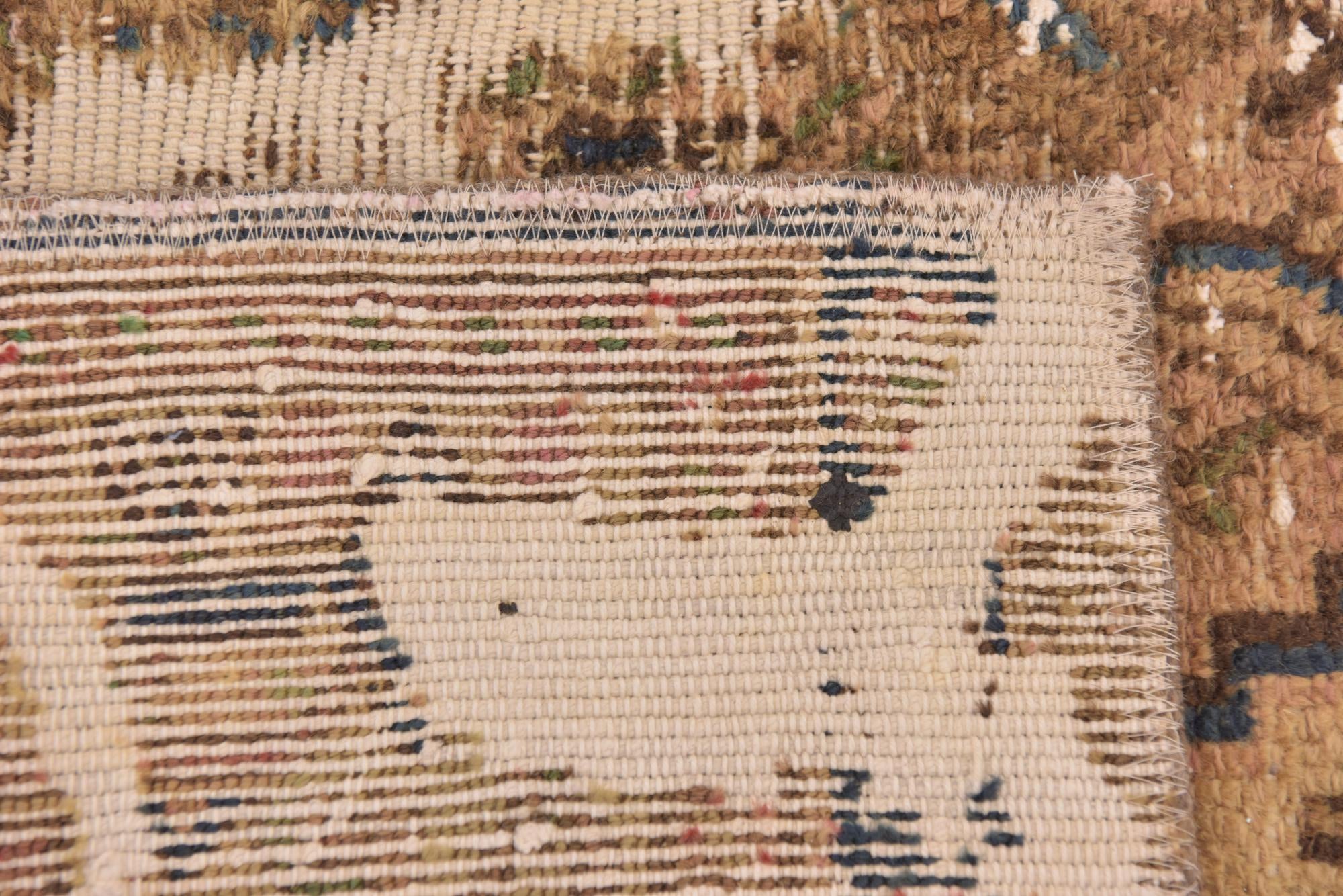 6' x 9' 4 Hand Knotted Ultra Vintage Persian Wool Rug