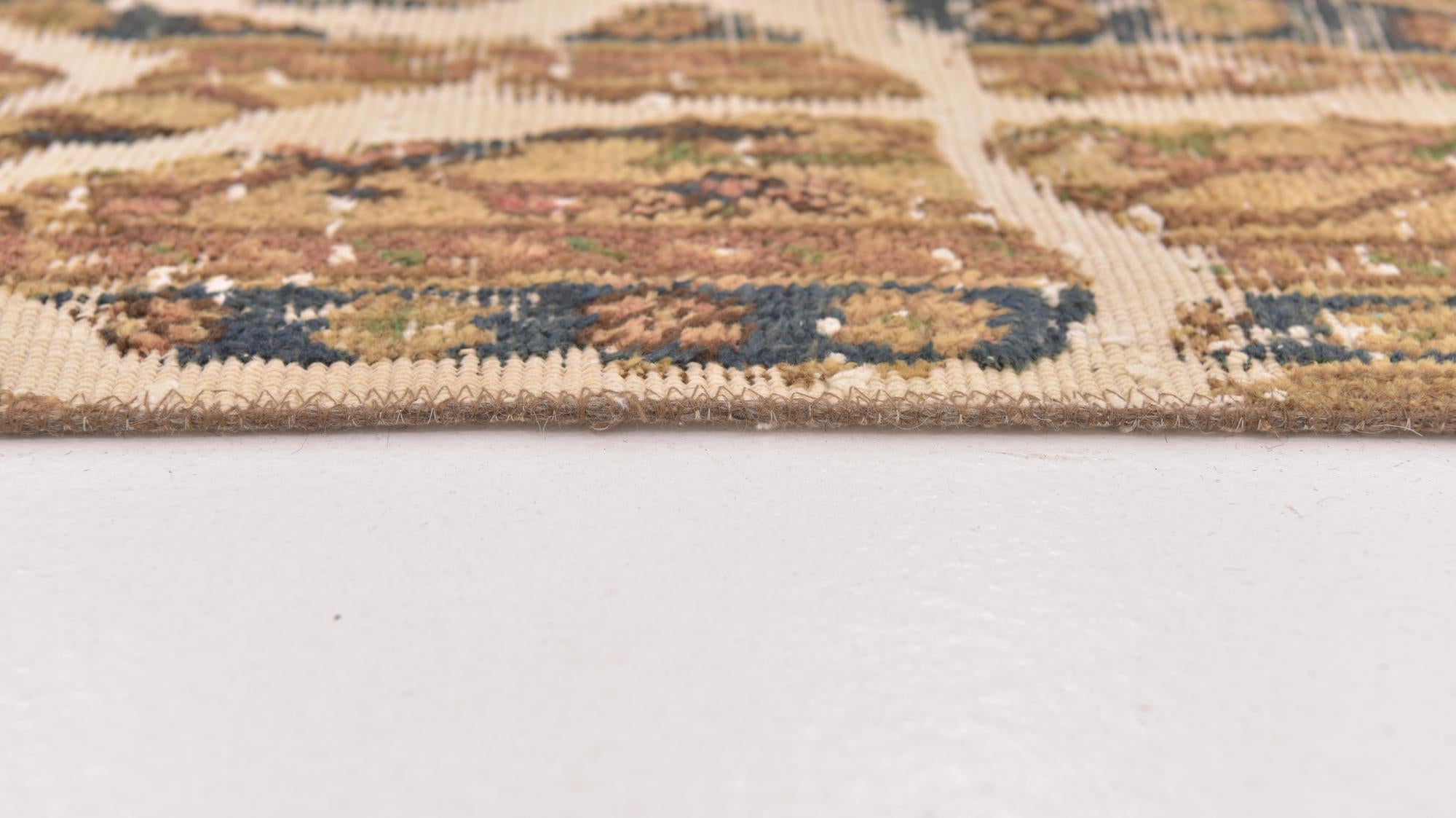 6' x 9' 4 Hand Knotted Ultra Vintage Persian Wool Rug