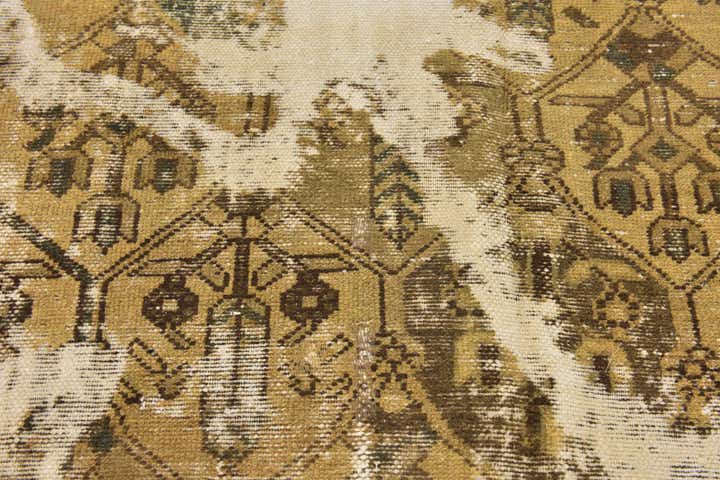 5' x 8' 2 Hand Knotted Ultra Vintage Persian Wool Rug