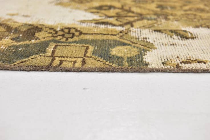 Detail image of 5' x 8' 2 Hand Knotted Ultra Vintage Persian Wool Rug