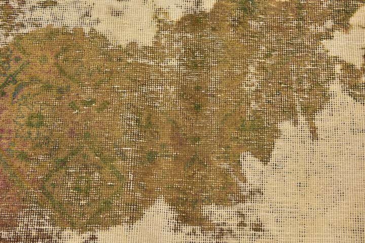 5' 10 x 9' 5 Hand Knotted Ultra Vintage Persian Wool Rug
