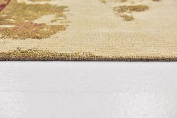 Detail image of 5' 10 x 9' 5 Hand Knotted Ultra Vintage Persian Wool Rug