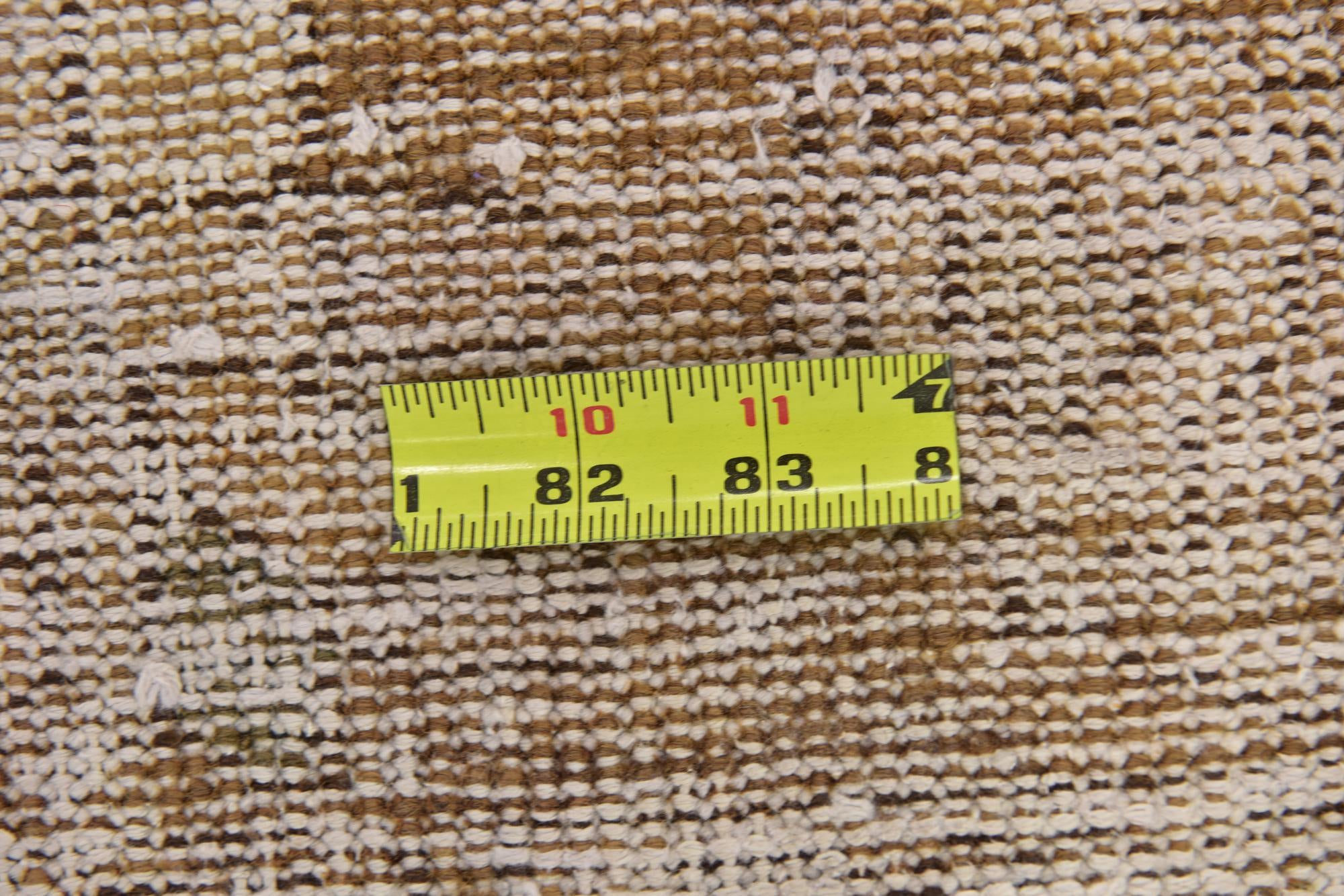 6' 7 x 9' 9 Hand Knotted Ultra Vintage Persian Wool Rug