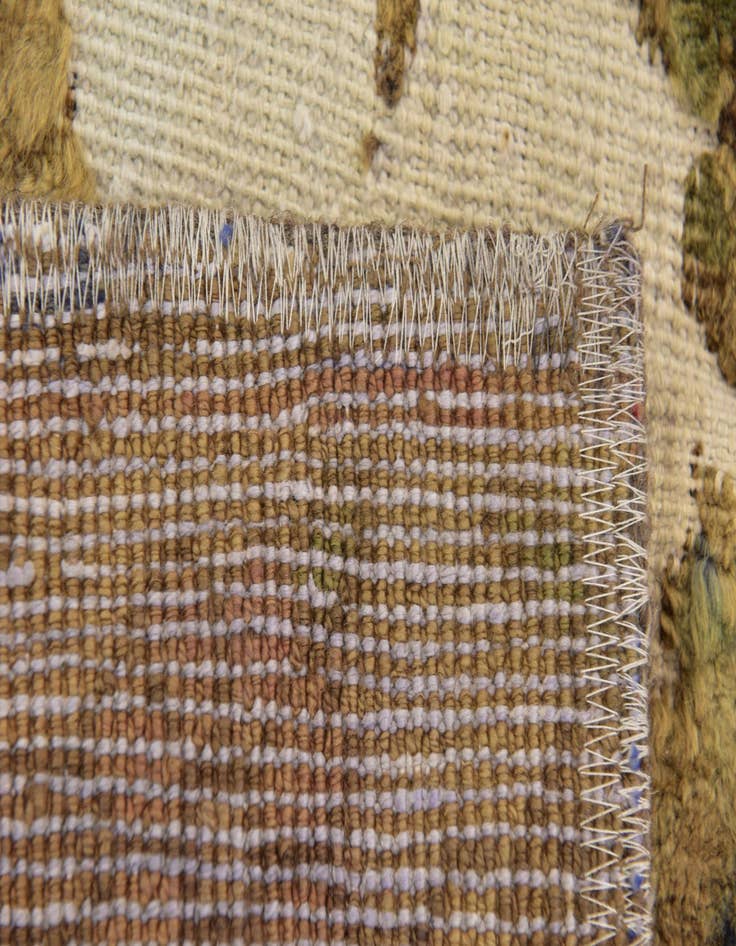 Detail image of 5' 7 x 8' 8  Hand Knotted Ultra Vintage Persian Wool Rug