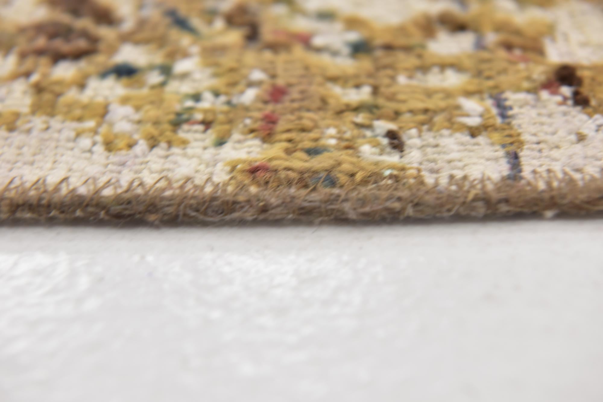 8' 10 x 12' Hand Knotted Ultra Vintage Persian Wool Rug