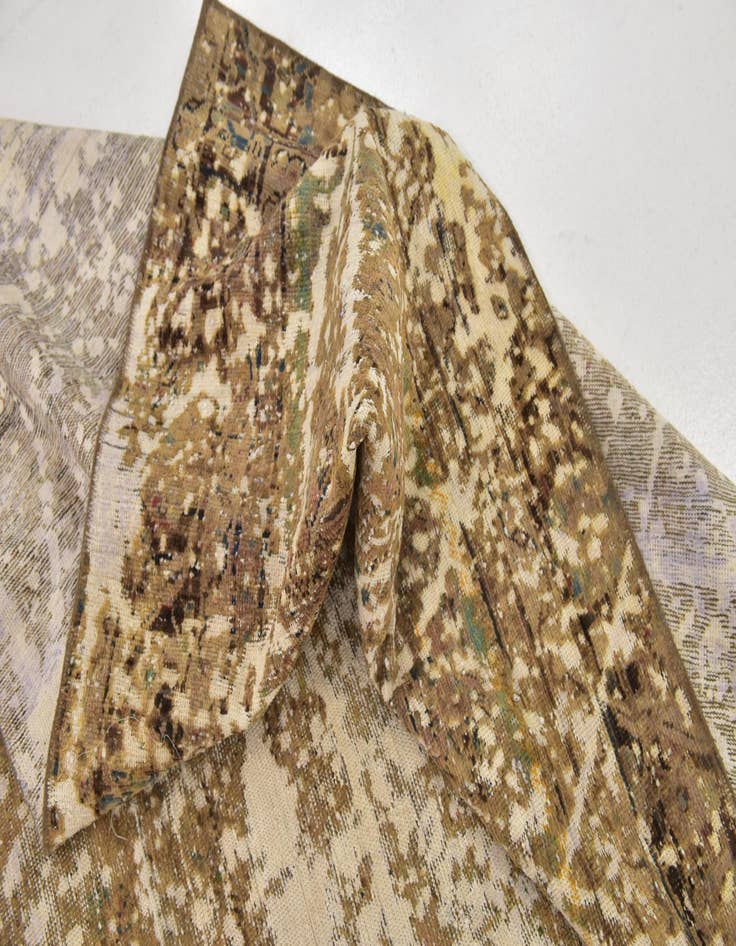 Detail image of 8' 10 x 12'  Hand Knotted Ultra Vintage Persian Wool Rug