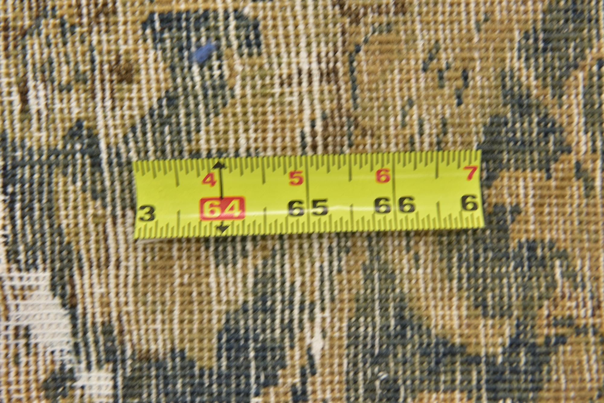 5' 10 x 8' 5 Hand Knotted Ultra Vintage Persian Wool Rug