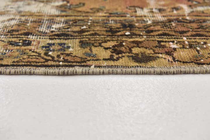 6' x 8' 5 Hand Knotted Ultra Vintage Persian Wool Rug