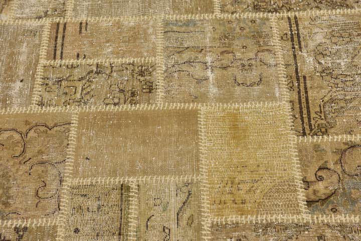 5' x 6' 8 Hand Knotted Ultra Vintage Persian Wool Rug