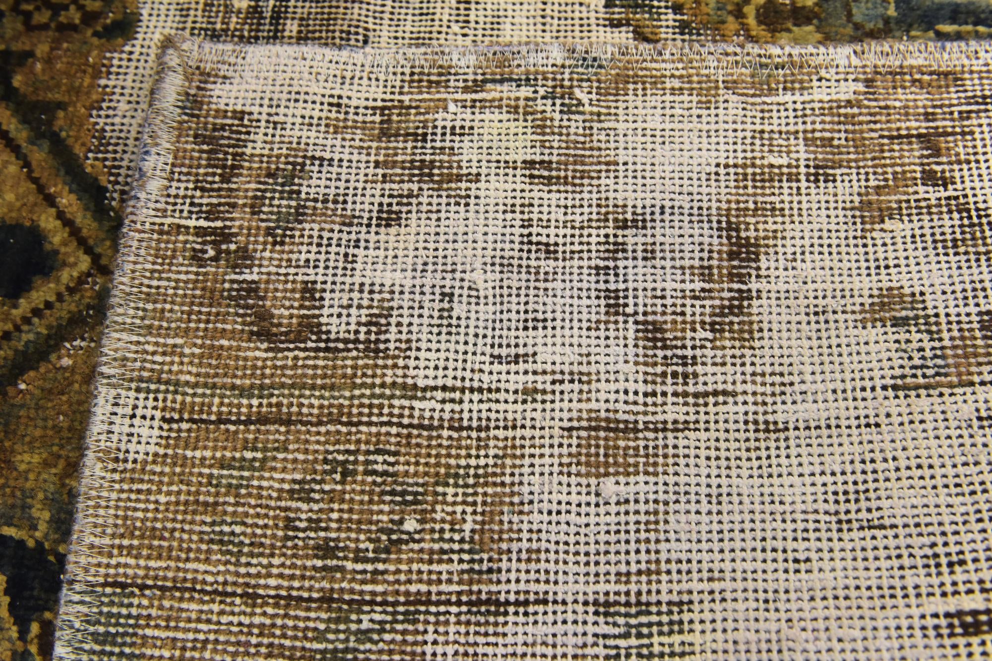5' 4 x 6' 6 Hand Knotted Ultra Vintage Persian Wool Rug