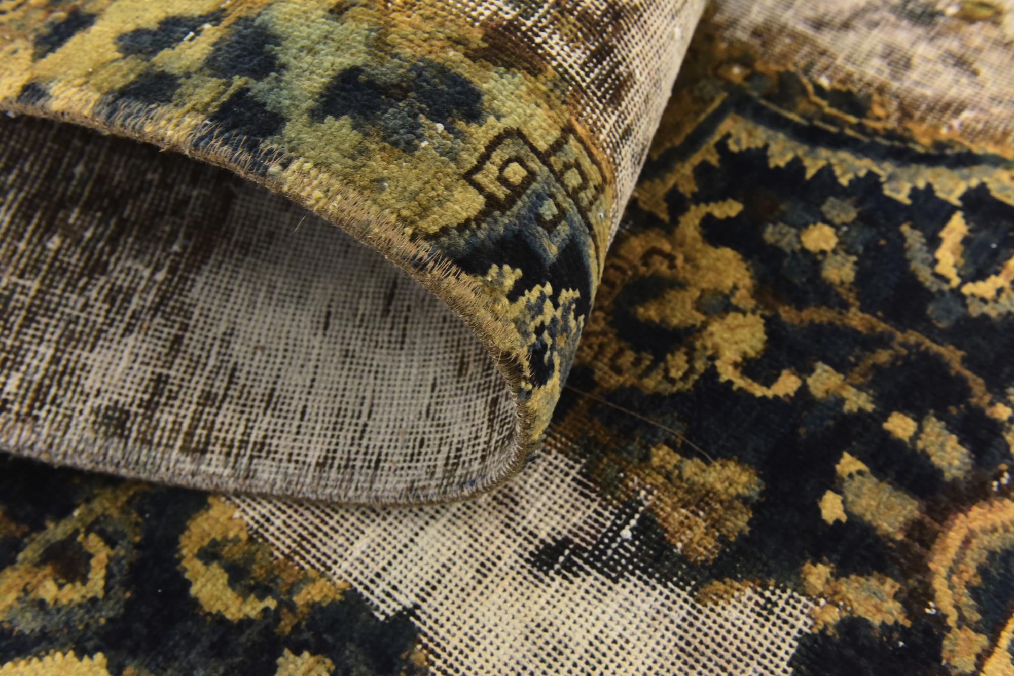 5' 4 x 6' 6 Hand Knotted Ultra Vintage Persian Wool Rug
