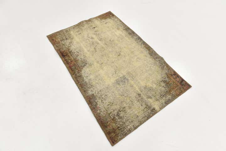 3' x 4' 8 Hand Knotted Ultra Vintage Persian Wool Rug