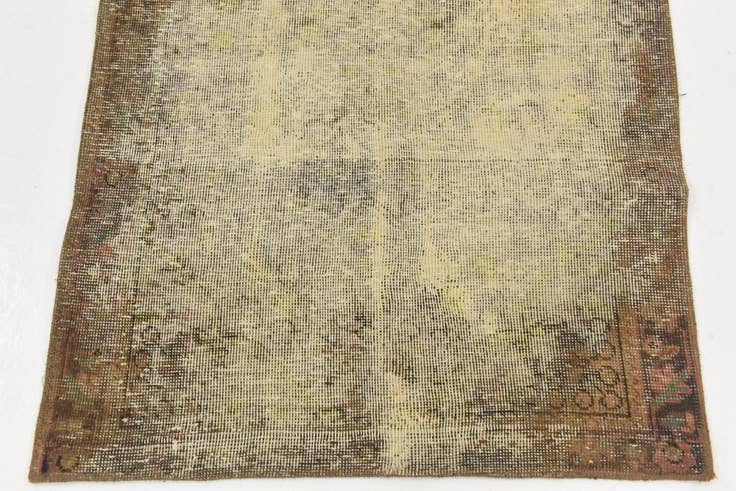 Detail image of 3' x 4' 8 Hand Knotted Ultra Vintage Persian Wool Rug