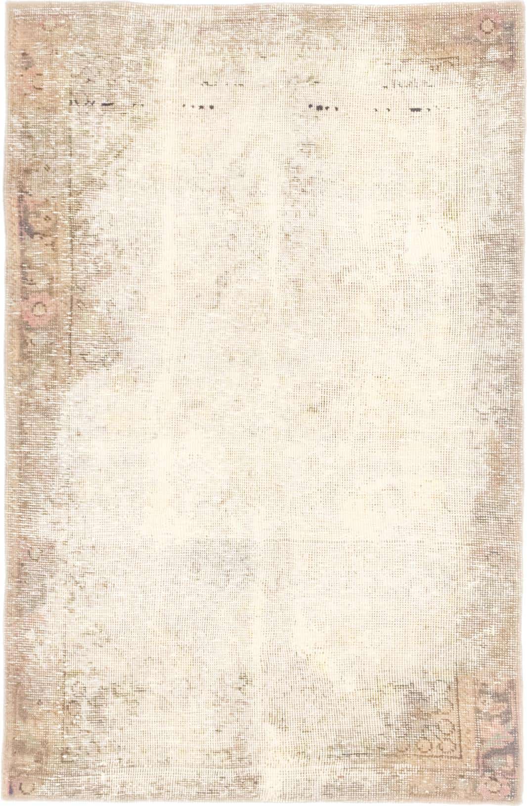 3' x 4' 8 Hand Knotted Ultra Vintage Persian Wool Rug