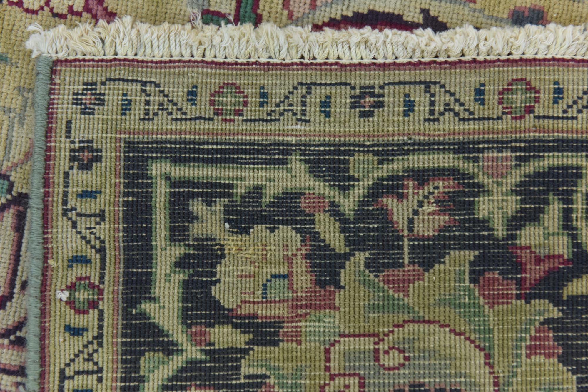8' 9 x 12' 2 Hand Knotted Ultra Vintage Persian Wool Rug