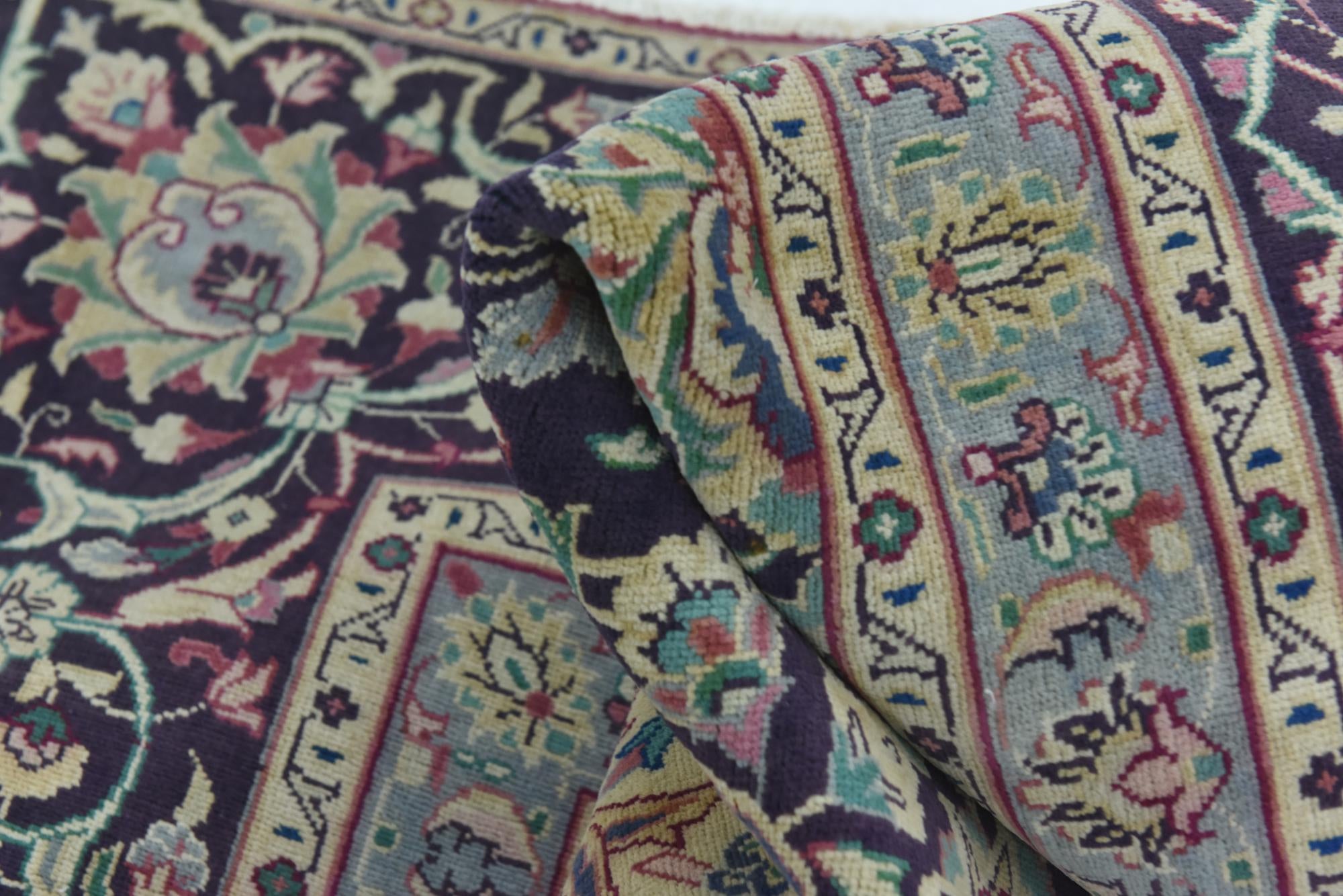 8' 9 x 12' 2 Hand Knotted Ultra Vintage Persian Wool Rug