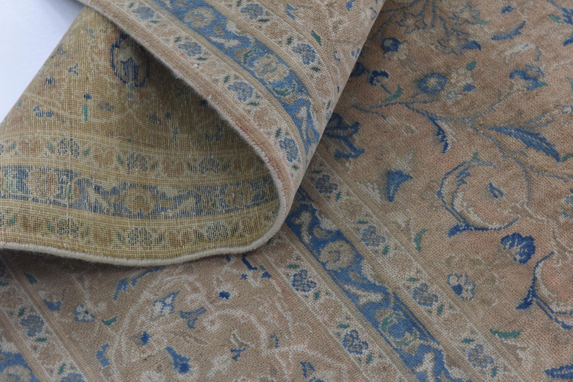 9' 9 x 13' 2 Hand Knotted Ultra Vintage Persian Wool Rug