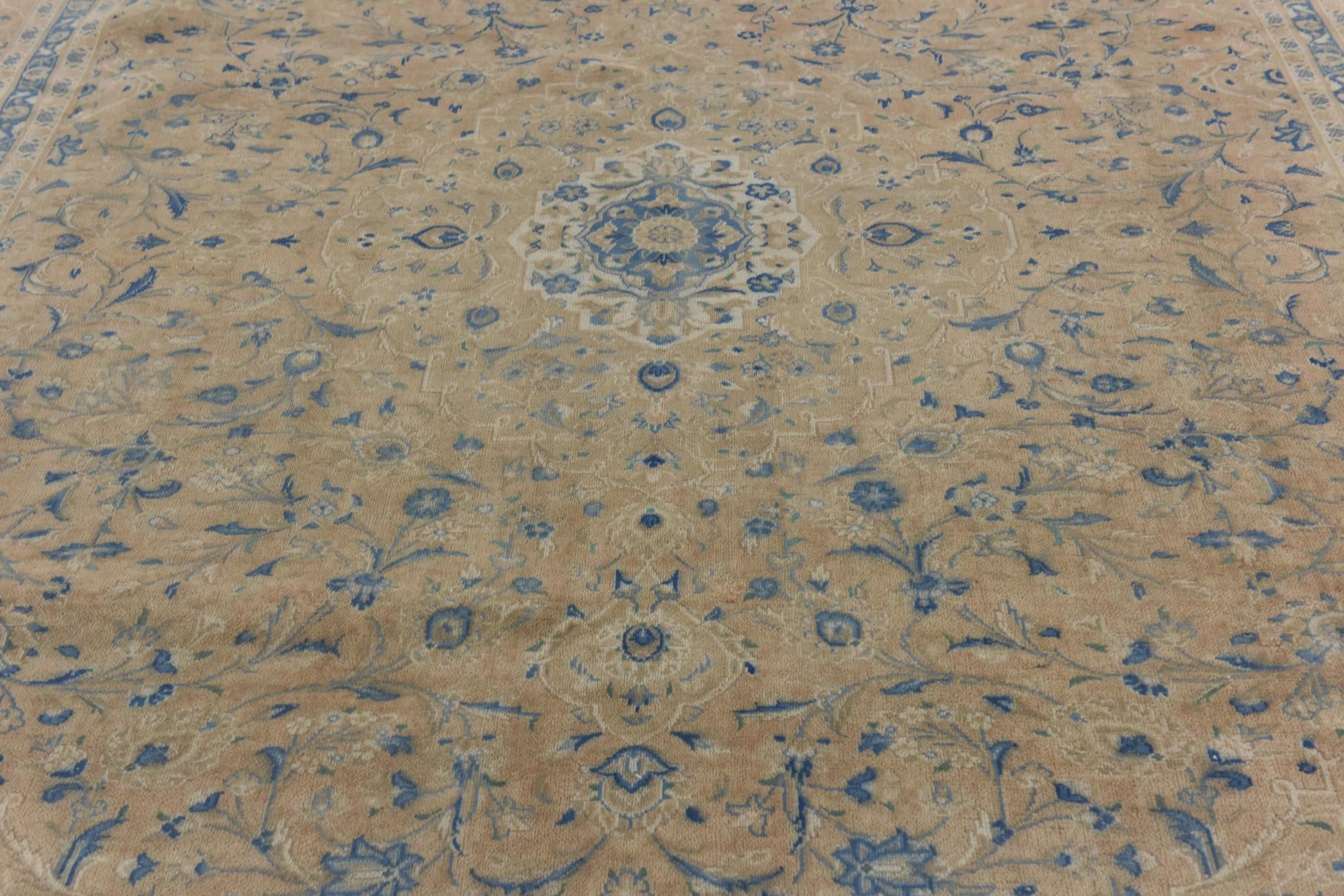 9' 9 x 13' 2 Hand Knotted Ultra Vintage Persian Wool Rug