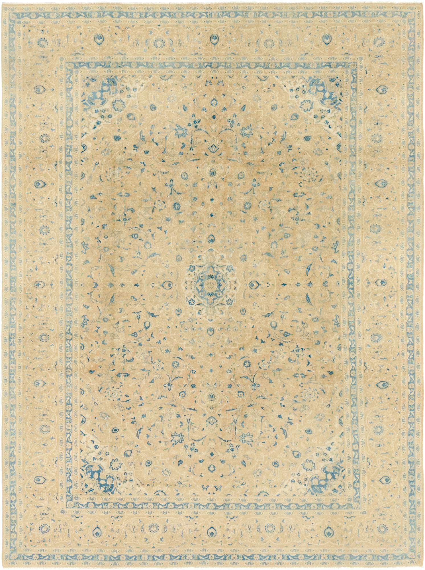 9' 9 x 13' 2 Hand Knotted Ultra Vintage Persian Wool Rug