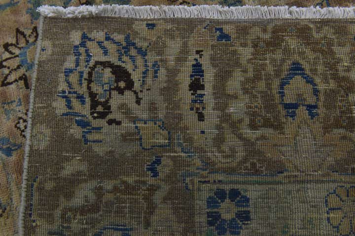 8' 10 x 11' 5 Hand Knotted Ultra Vintage Persian Wool Rug
