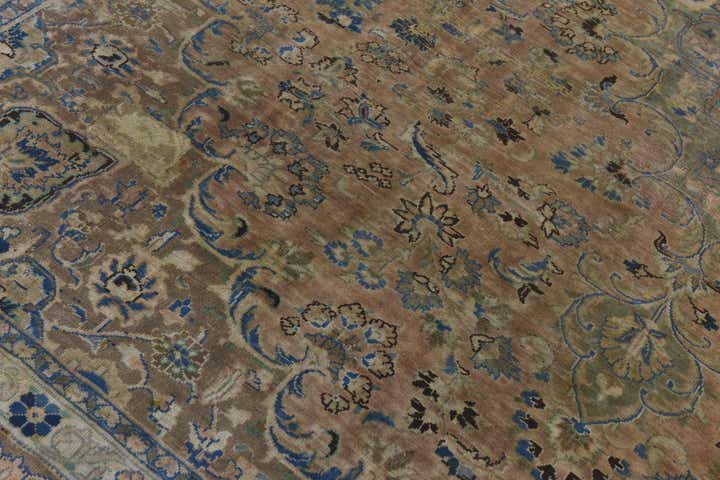 8' 10 x 11' 5 Hand Knotted Ultra Vintage Persian Wool Rug
