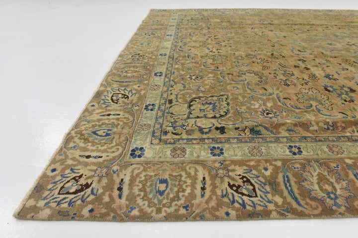 8' 10 x 11' 5 Hand Knotted Ultra Vintage Persian Wool Rug