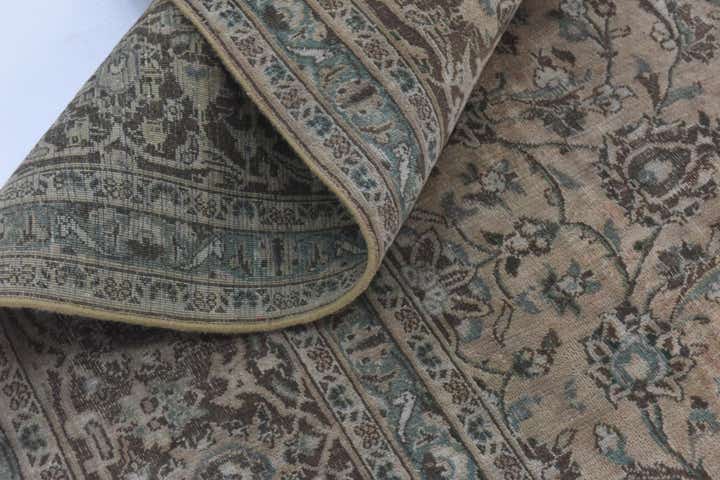 9' 6 x 12' 5 Hand Knotted Ultra Vintage Persian Wool Rug