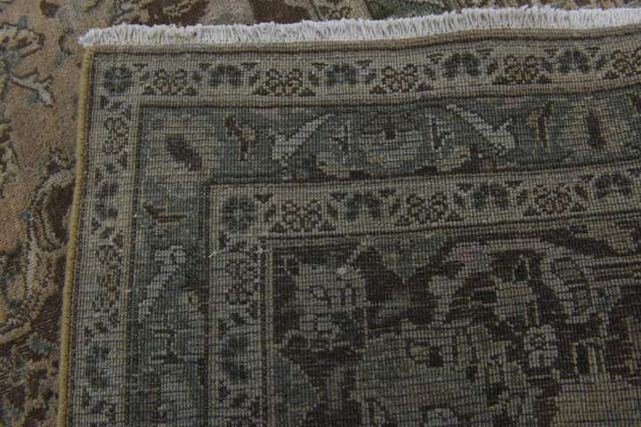 9' 6 x 12' 5 Hand Knotted Ultra Vintage Persian Wool Rug