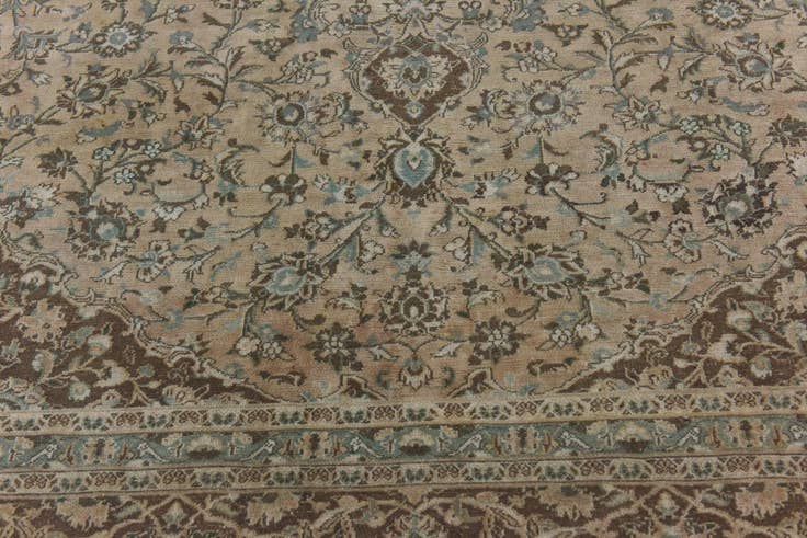 Detail image of 9' 6 x 12' 5 Hand Knotted Ultra Vintage Persian Wool Rug