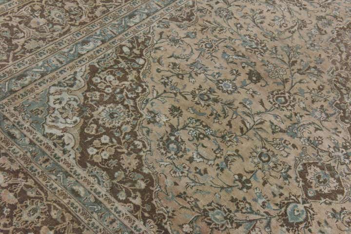 9' 6 x 12' 5 Hand Knotted Ultra Vintage Persian Wool Rug