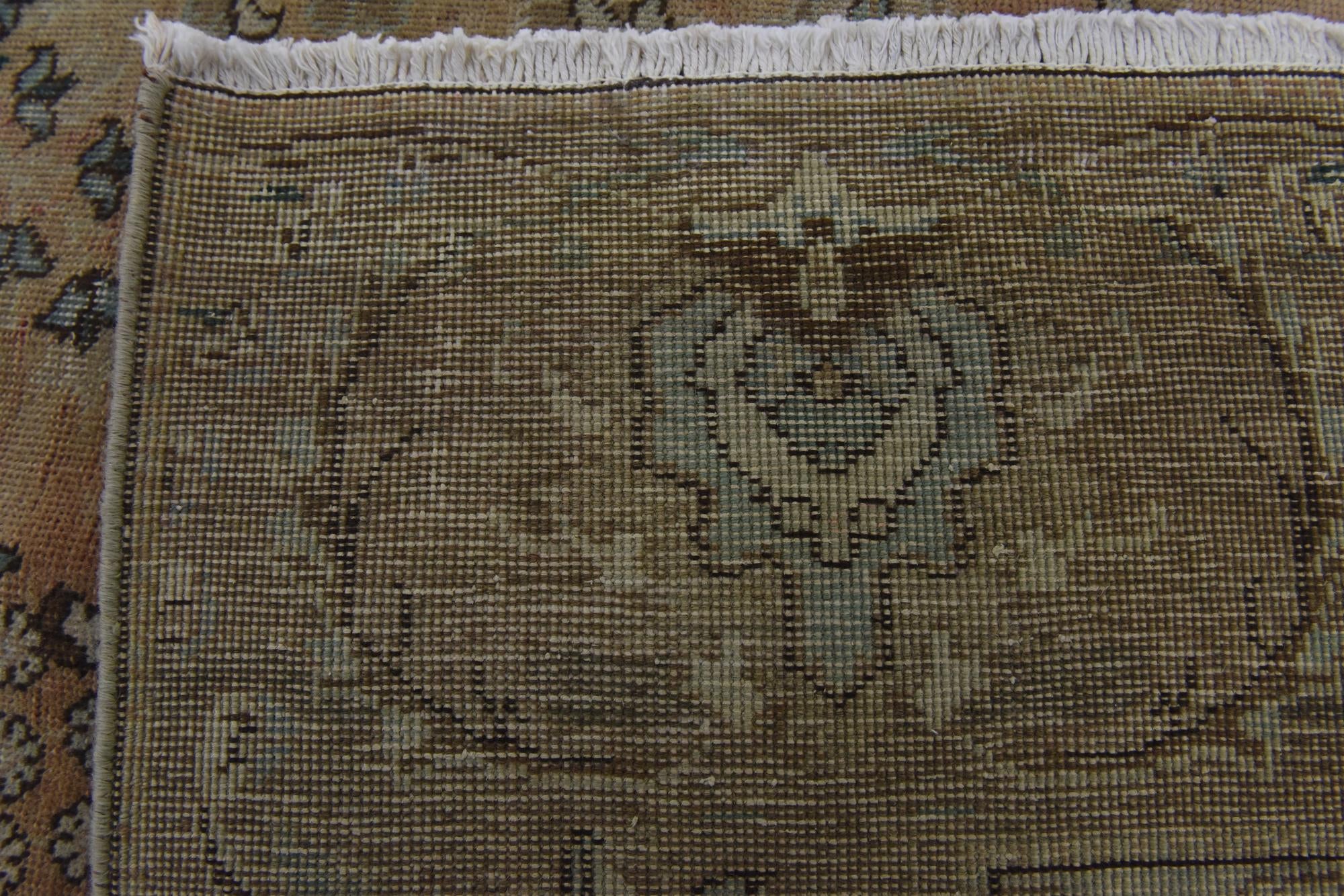 9' 3 x 12' 3 Hand Knotted Ultra Vintage Persian Wool Rug
