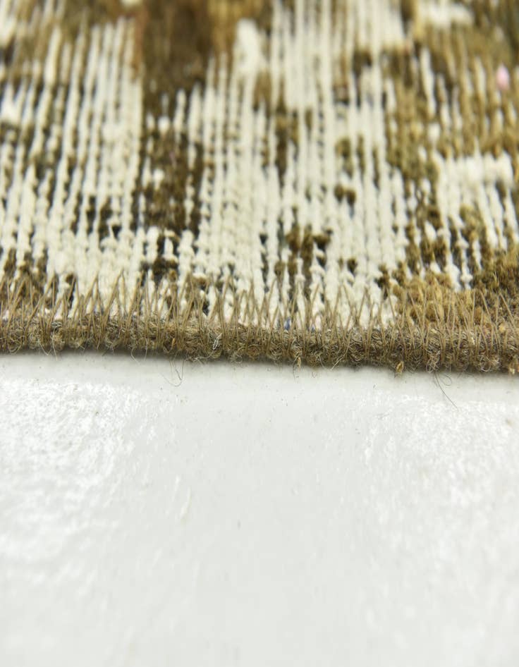 Detail image of 6' 5 x 8'  Hand Knotted Ultra Vintage Persian Wool Rug