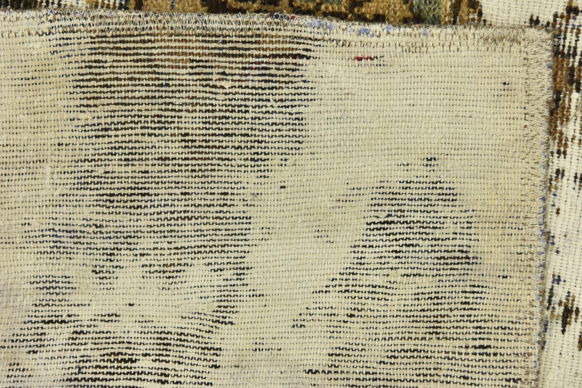 6' 5 x 8' Hand Knotted Ultra Vintage Persian Wool Rug