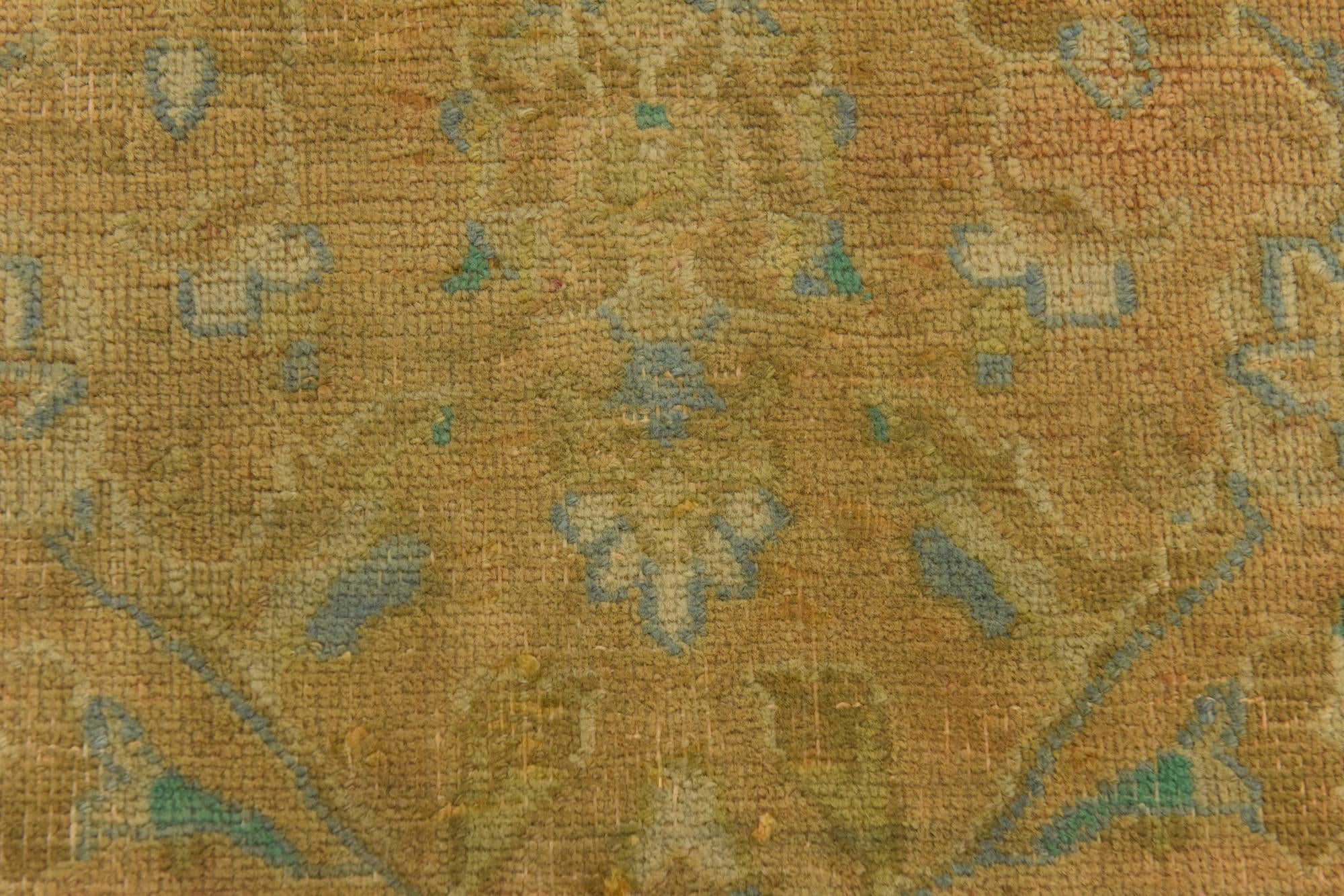 9' 3 x 12' 7 Hand Knotted Ultra Vintage Persian Wool Rug