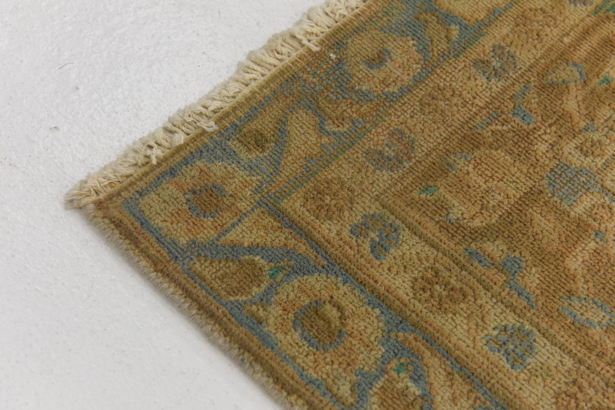 9' 3 x 12' 7 Hand Knotted Ultra Vintage Persian Wool Rug