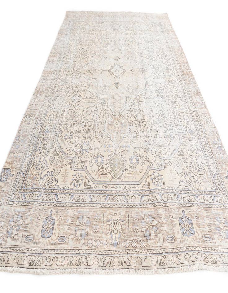 Detail image of 6' 10 x 10' 8  Hand Knotted Ultra Vintage Persian Wool Rug