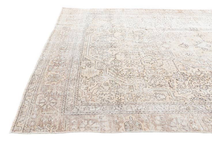 Detail image of 6' 10 x 10' 8 Hand Knotted Ultra Vintage Persian Wool Rug