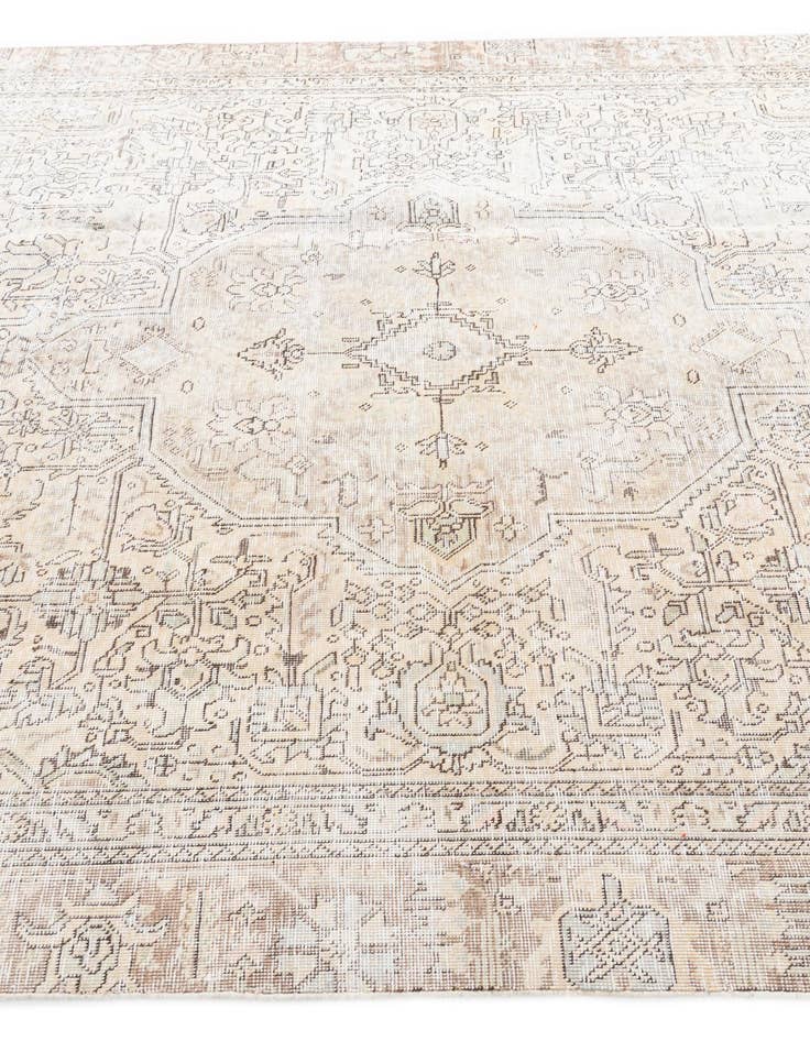 Detail image of 6' 10 x 10' 8  Hand Knotted Ultra Vintage Persian Wool Rug