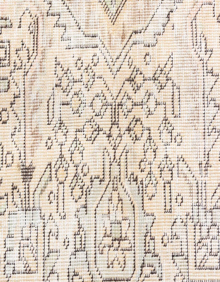 Detail image of 6' 10 x 10' 8  Hand Knotted Ultra Vintage Persian Wool Rug