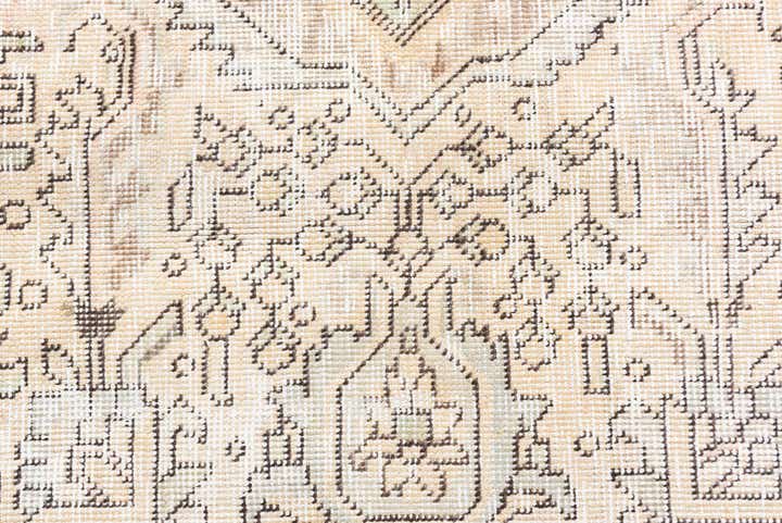 6' 10 x 10' 8 Hand Knotted Ultra Vintage Persian Wool Rug