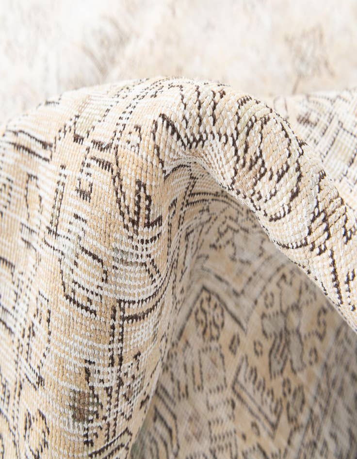 Detail image of 6' 10 x 10' 8  Hand Knotted Ultra Vintage Persian Wool Rug